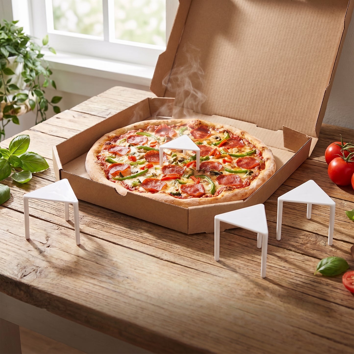 Compostable Pizza Tripod