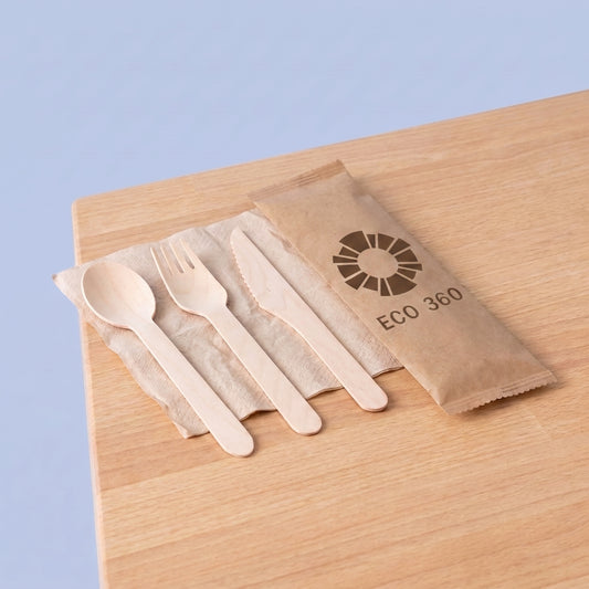 Wooden Eco Cutlery - Bio degradable & compostable